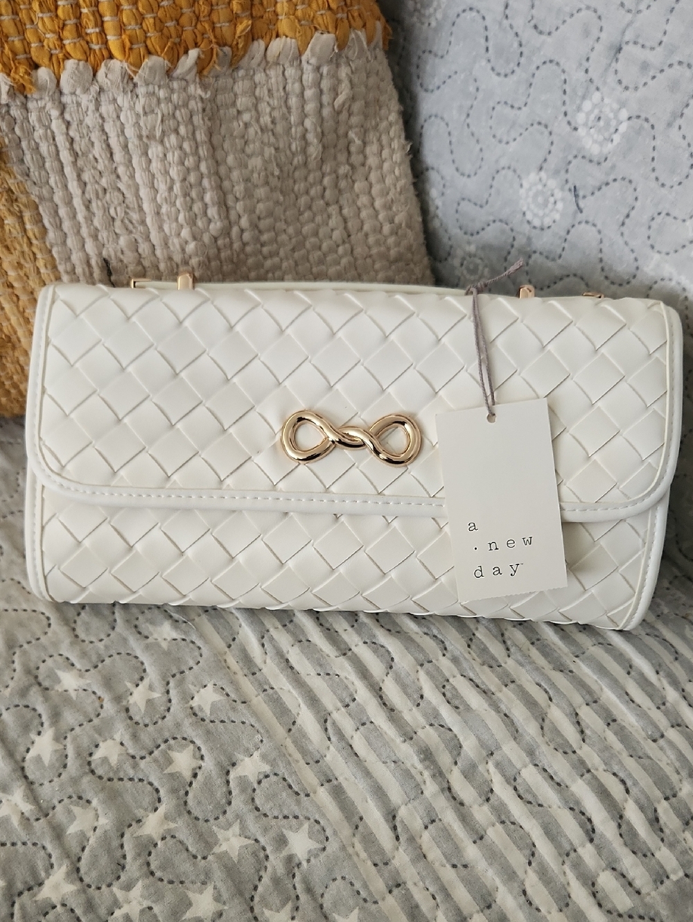 A New Day Woven Infinity Clutch